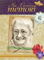 in loving memory card